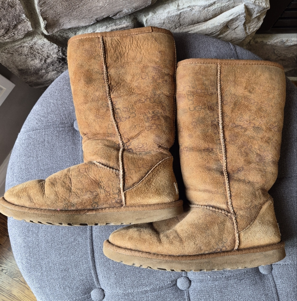 UGG Tan Suede Boots